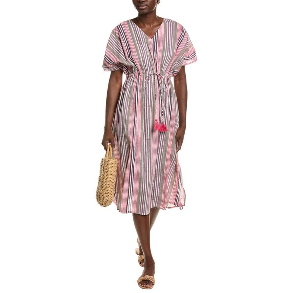 Mer St. Barth Womens  Delphine Kaftan, Pink